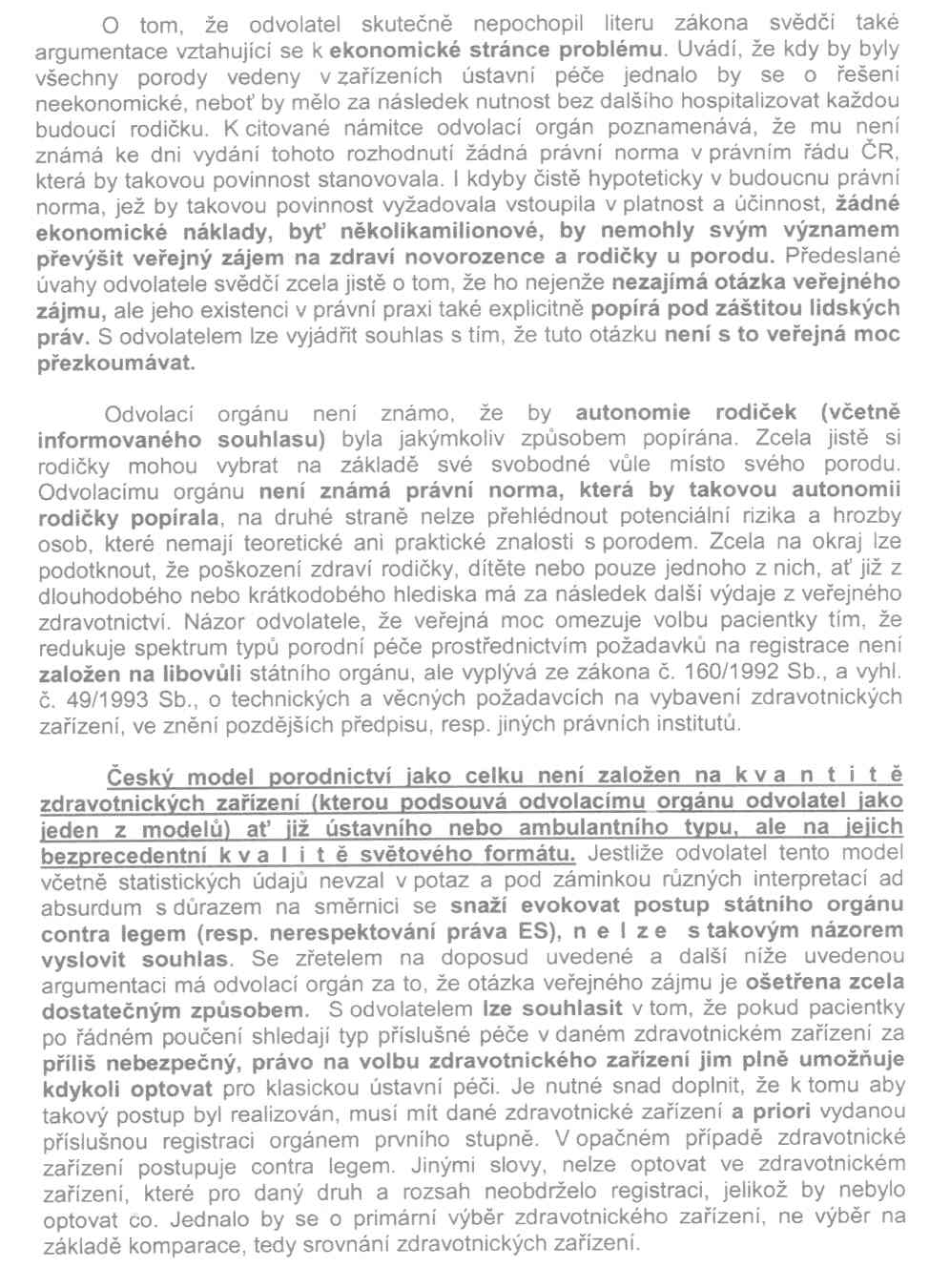 Rozhodnutí MZČR - 13. strana