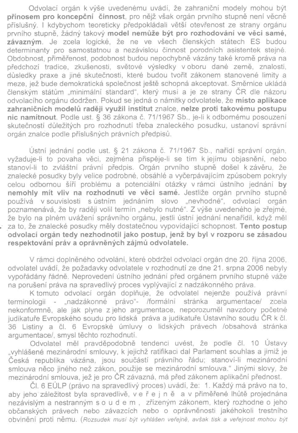 Rozhodnutí MZČR - 16. strana
