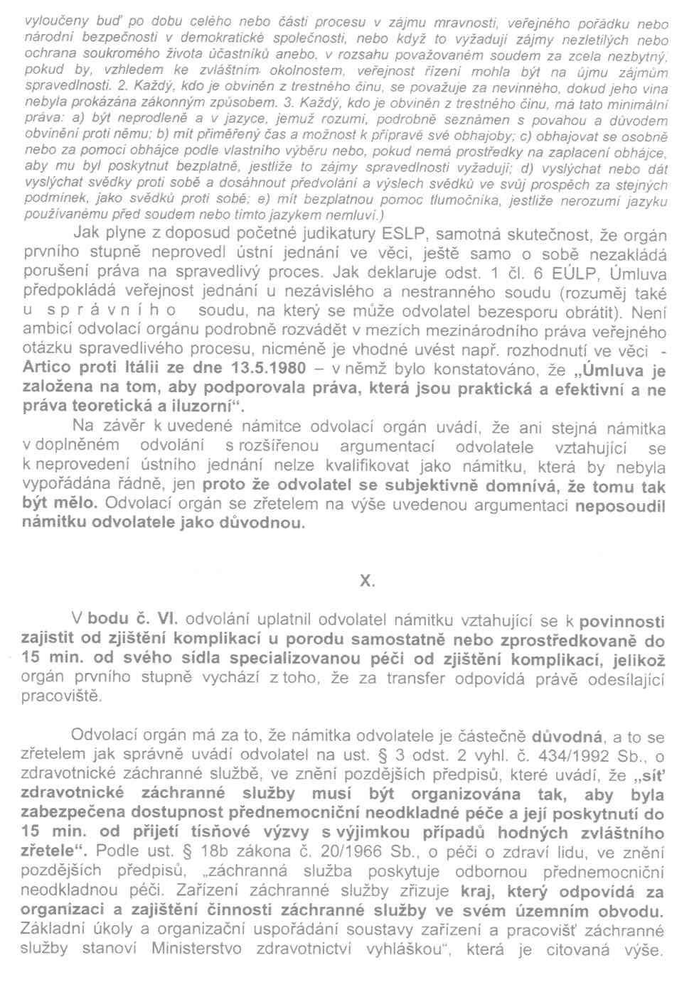 Rozhodnutí MZČR - 17. strana